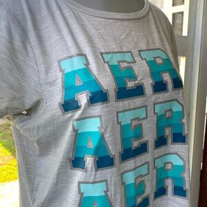 Aero Size Medium Shirt Womans Medium Gray
